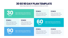 30 60 90 Day Plan Infographics slide 4