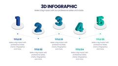 3D Infographics slide 9