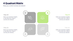 4-Quadrant Matrix Presentation slide 2