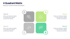 4-Quadrant Matrix Presentation slide 3