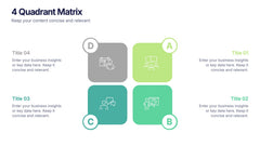 4-Quadrant Matrix Presentation slide 4