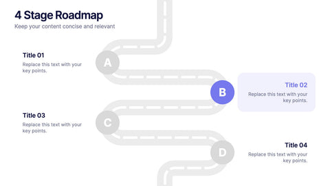 4 Stage Roadmap Template