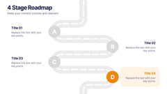 4 Stage Roadmap Template slide 5