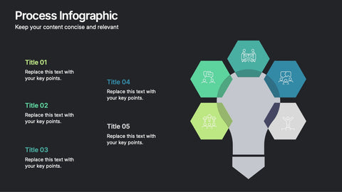 5 Step Process Diagram Presentation