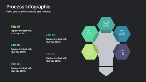 5 Step Process Diagram Presentation