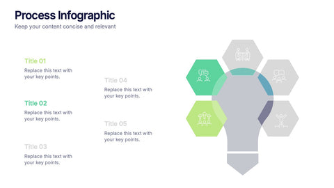 5 Step Process Diagram Presentation