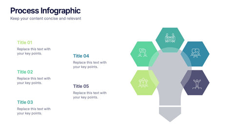 5 Step Process Diagram Presentation