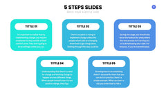 5 Steps Infographics slide 11