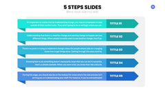5 Steps Infographics slide 18