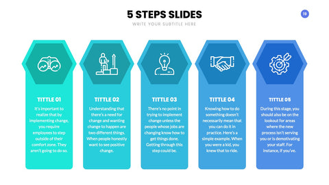 5 Steps Infographics