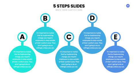 5 Steps Infographics