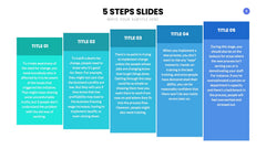 5 Steps Infographics slide 3