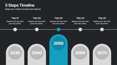 5 Steps Timeline Template slide 10