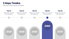 5 Steps Timeline Template slide 5