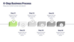 6-Step Business Process Presentation slide 2