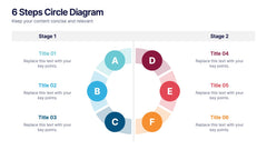 6 Steps Circle Diagram
