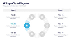 6 Steps Circle Diagram slide 3