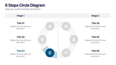 6 Steps Circle Diagram slide 4