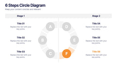 6 Steps Circle Diagram slide 7