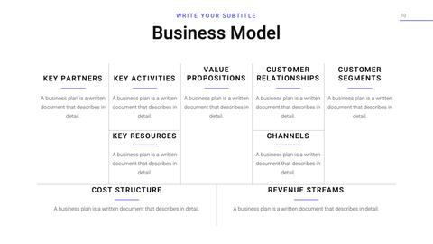 Accelerator Startup Presentation Template