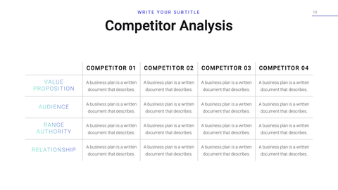 Accelerator Startup Presentation Template
