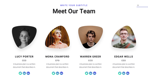 Accelerator Startup Presentation Template