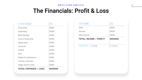 Accelerator Startup Presentation Template