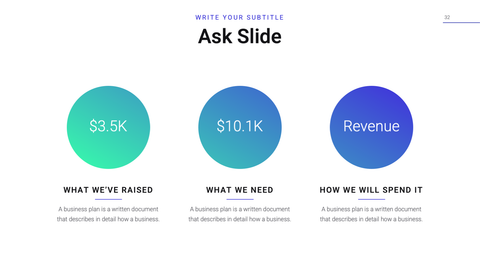 Accelerator Startup Presentation Template