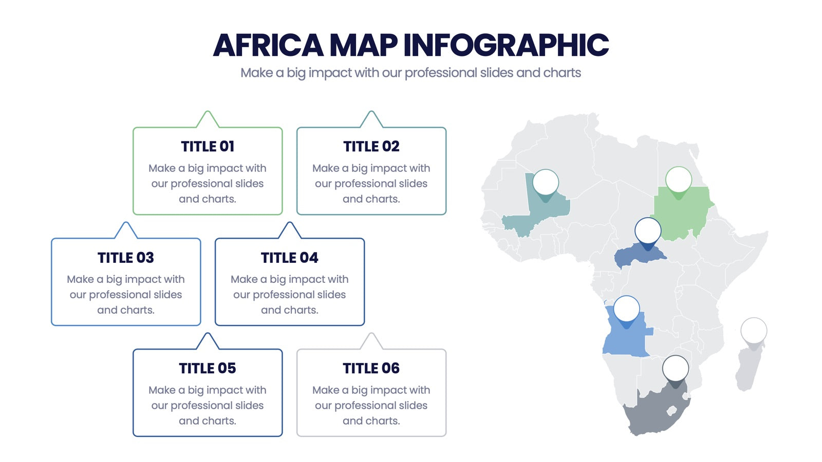 Africa Map Infographics