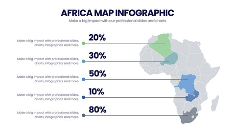 Africa Map Infographics