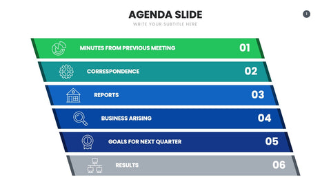 Agenda Infographics for Meetings & Project Planning