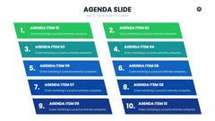 Agenda Infographics slide 15