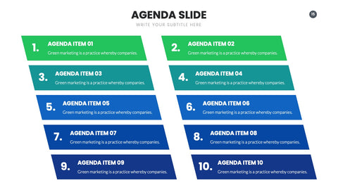 Agenda Infographics for Meetings & Project Planning