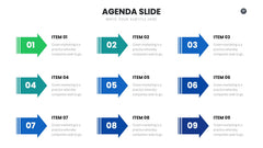 Agenda Infographics slide 17