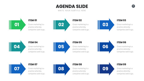 Agenda Infographics for Meetings & Project Planning
