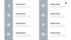 Agenda Infographics slide 4