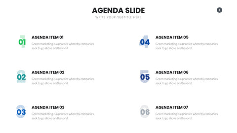 Agenda Infographics for Meetings & Project Planning
