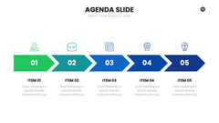 Agenda Infographics slide 9
