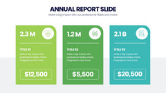 Annual Report Infographics slide 12