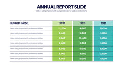 Annual Report Infographics slide 13