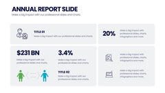 Annual Report Infographics slide 18