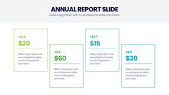 Annual Report Infographics slide 19