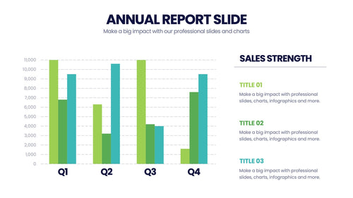 Annual Report Infographics slide 2