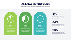Annual Report Infographics slide 20
