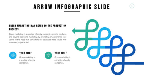 Arrow Infographics for Process Flows & Directional Diagrams