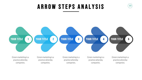 Arrow Infographics for Process Flows & Directional Diagrams