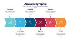 Arrow Infographics slide 14