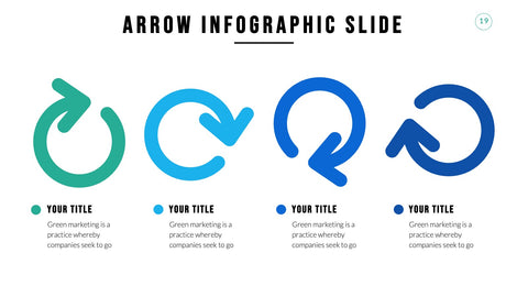 Arrow Infographics for Process Flows & Directional Diagrams