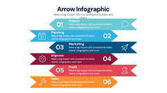 Arrow Infographics slide 3