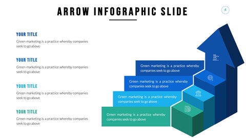 Arrow Infographics for Process Flows & Directional Diagrams